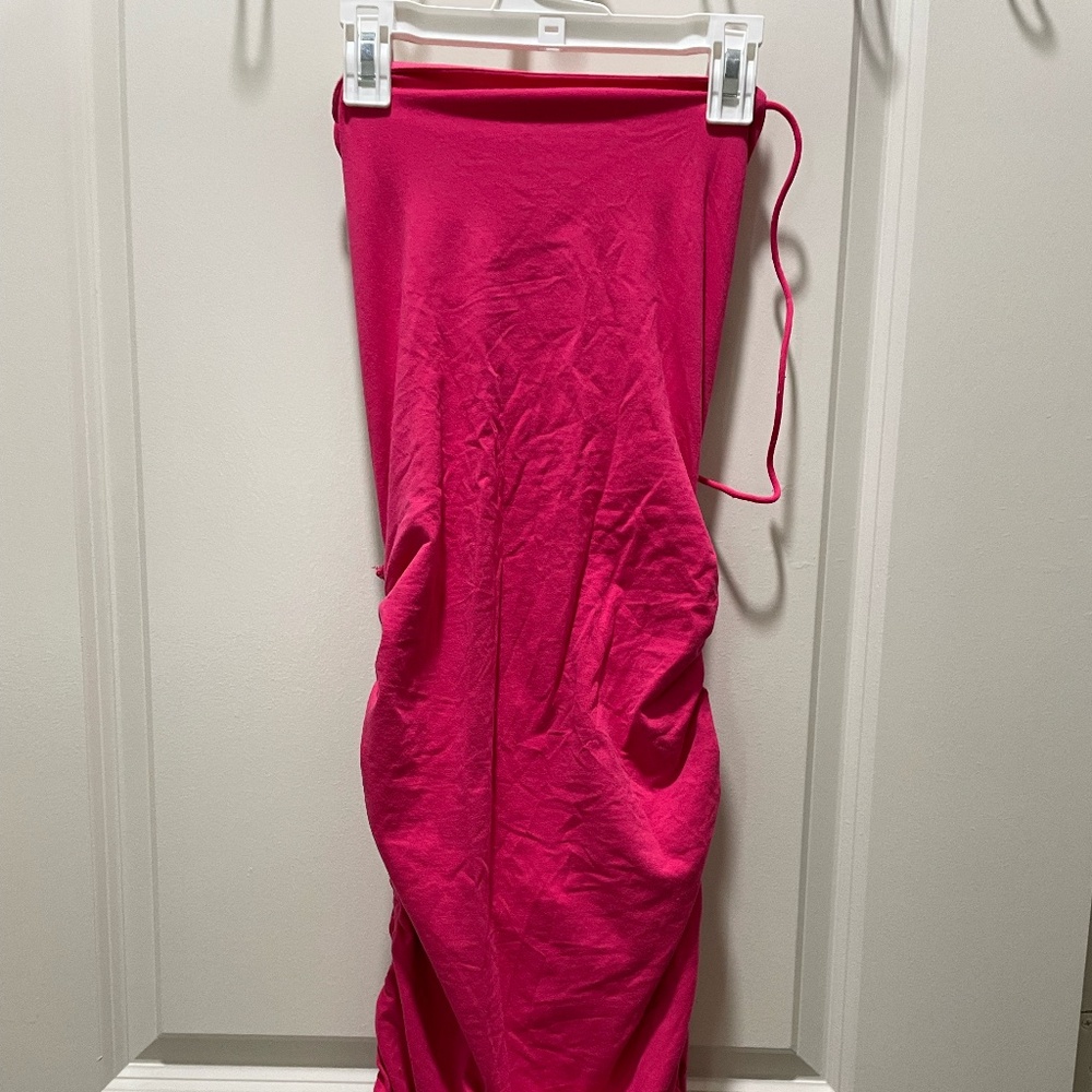 Hot Pink Women's Bodycon Dress (M)